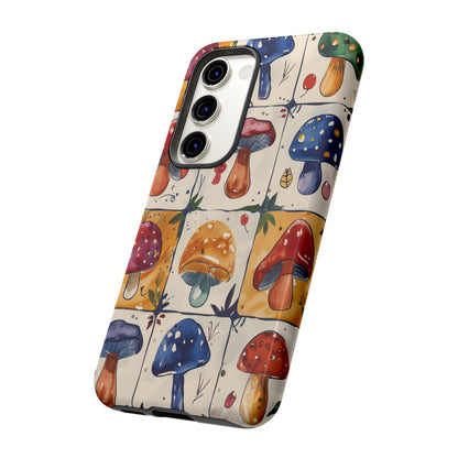 Trippy Magic Mushroom Toadstools Phone Case