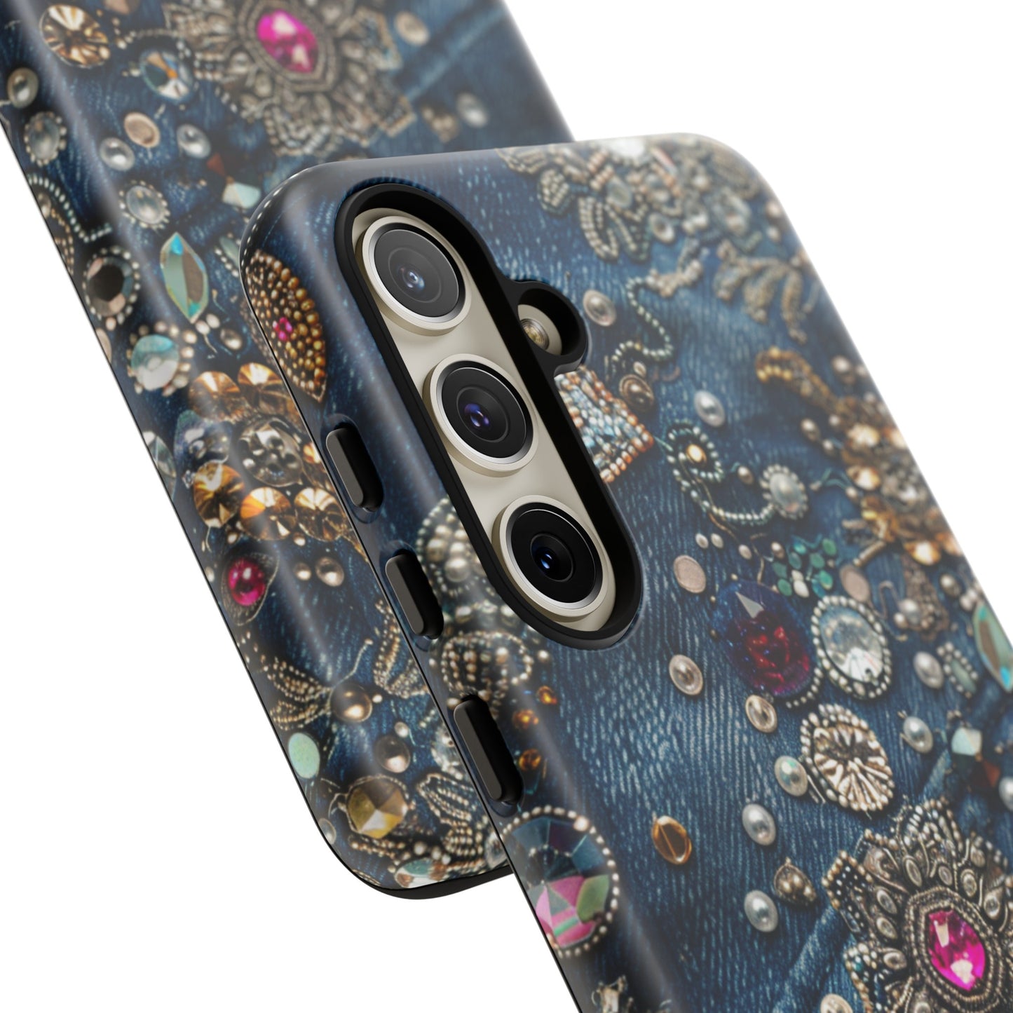 Blue Jean Queen Rhinestone Bling Phone Case