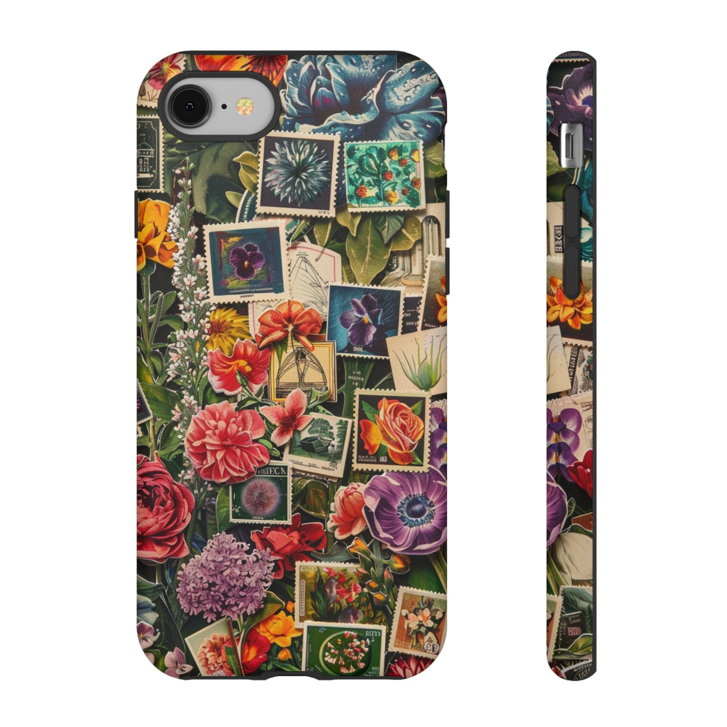 Vintage Floral Stamps Phone Case