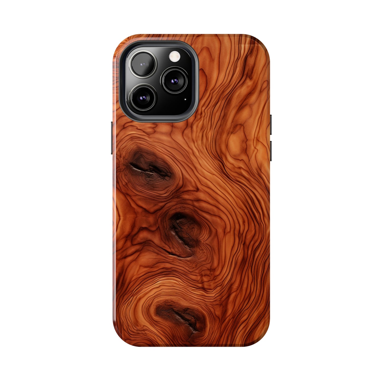 Elegant Timber: Faux Oak Wood Pattern | Dazzling Nature-Inspired iPhone Case