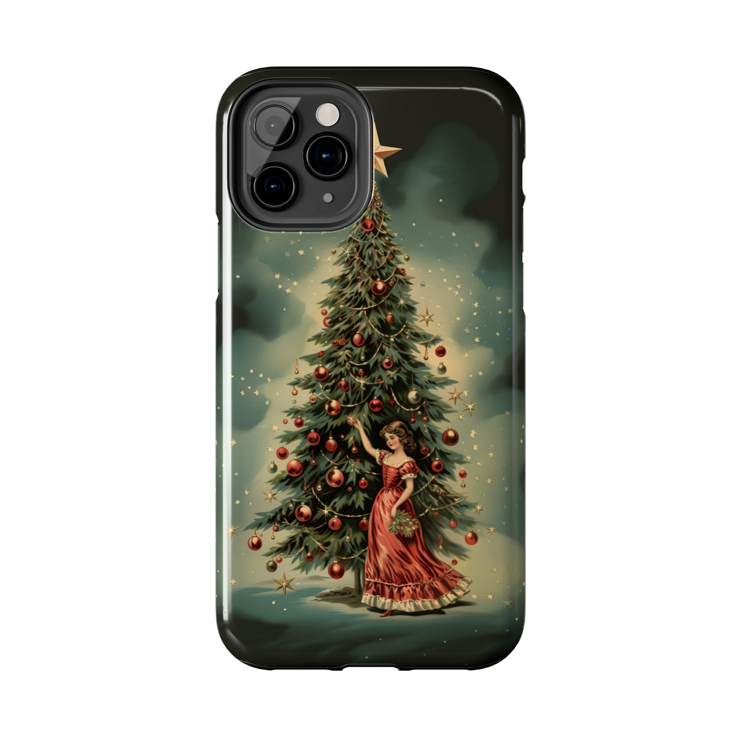 Vintage Christmas Charm Case for iPhone