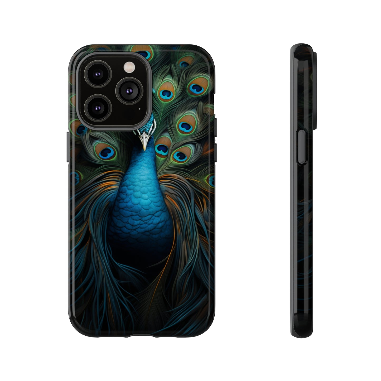 Peacock Feathers iPhone Case - A Timeless Symbol of Elegance for Google Pixel, iPhone, and Samsung Cases