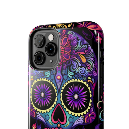 Sugar Skull iPhone Case | Dia de los Muertos Tough Case for iPhone 11, 12, 13