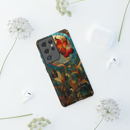 Art Nouveau Floral Full Moon Phone Case