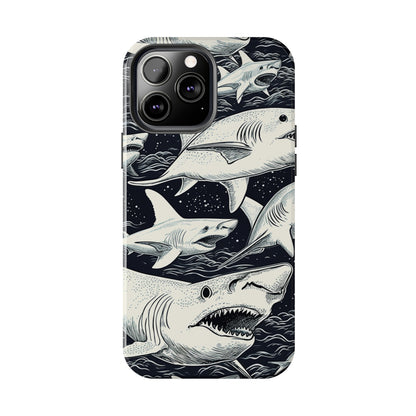 Shark Design | Swimming with the Sharks Aquatic Adventure iPhone 13 Case