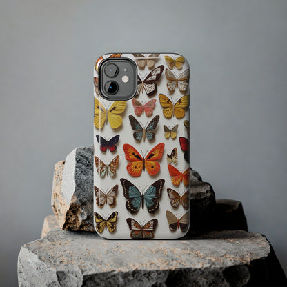 Elegant Embroidery: Delicate Butterfly iPhone Case – Crafted with Precision