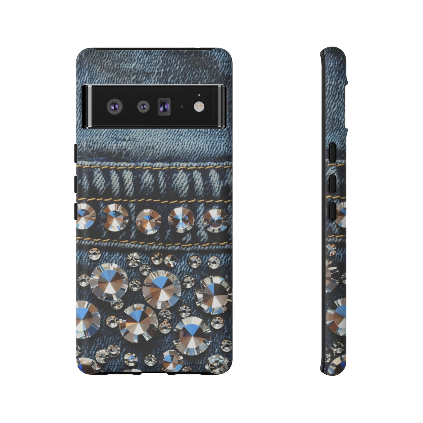 Blue Jean Queen Rhinestone Bling Phone Case