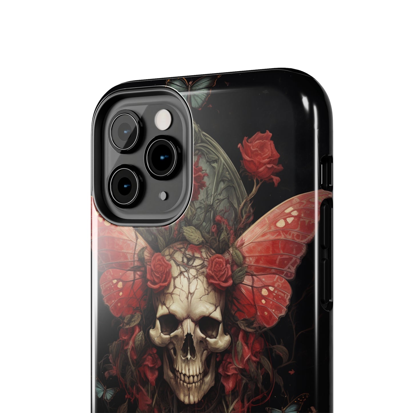 Deadhead Moth Gothic Dark Academia iPhone Case | Embrace Mysterious Elegance