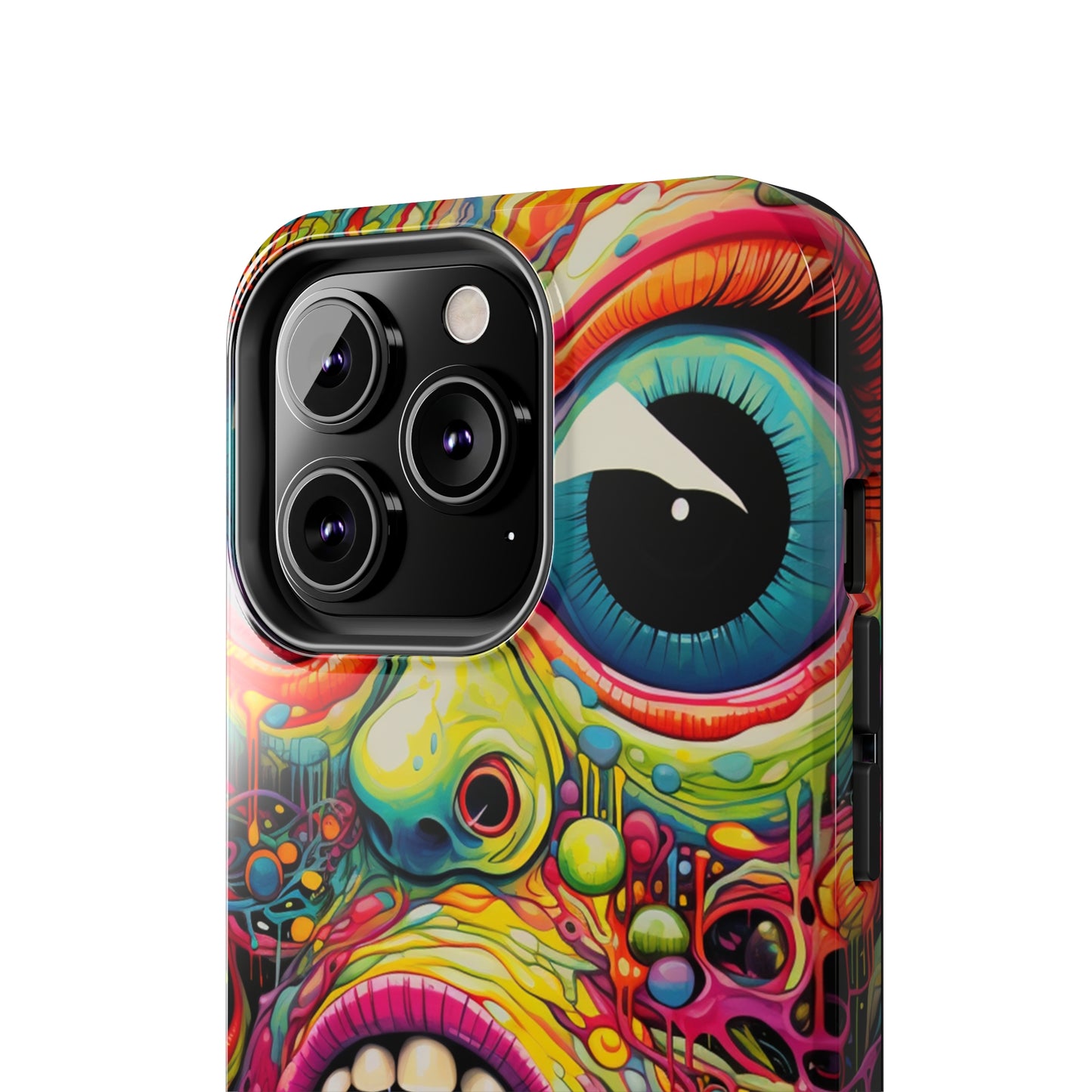 Trippy Hippie Acid Drop: Vibrant Swirls & Dazzling Colors | Tough iPhone Case