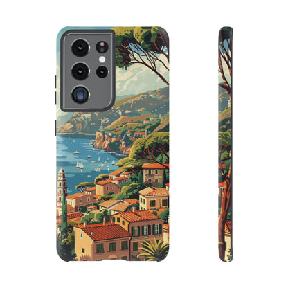 Midcentury French Riviera Landscape Painting Phone Case