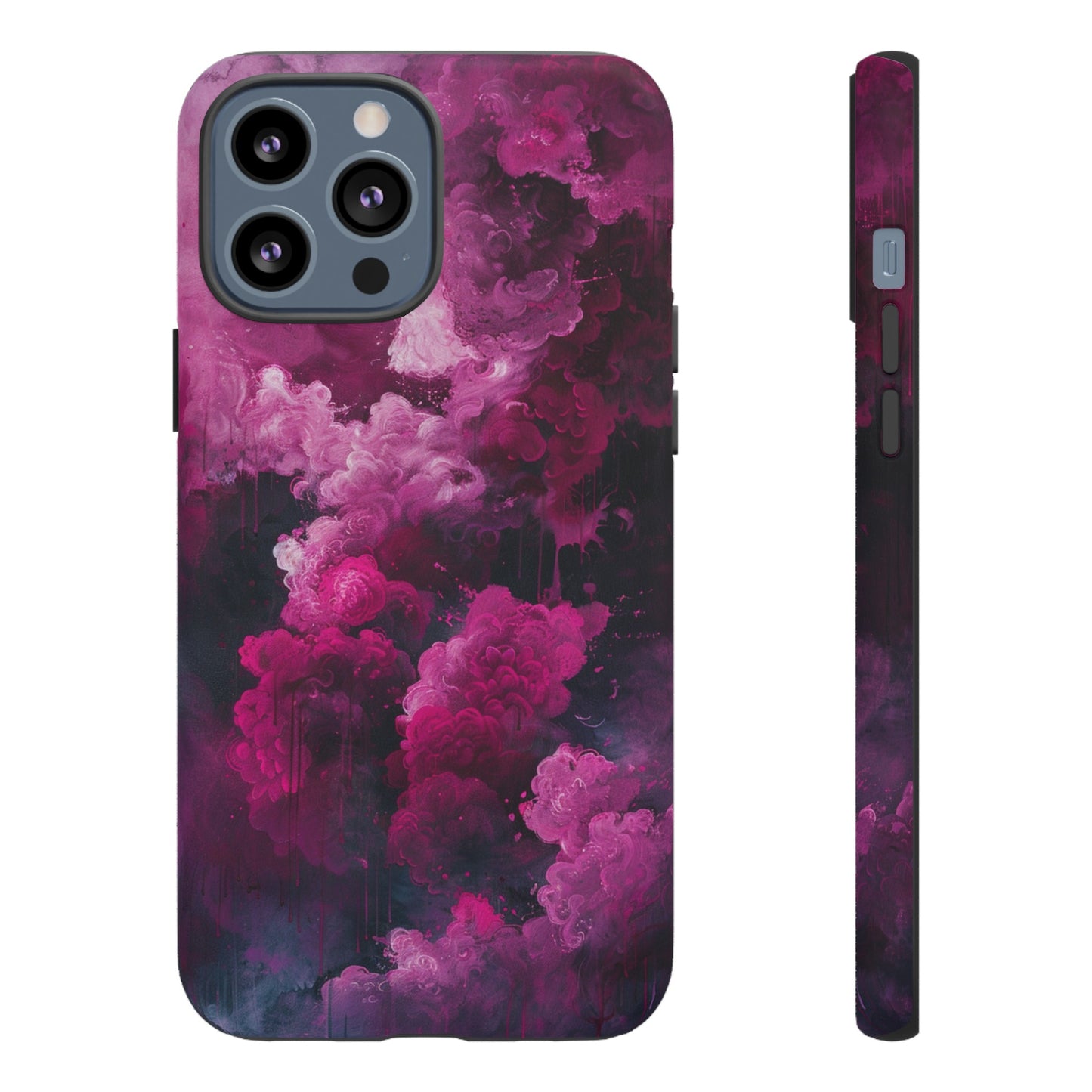 Magenta and Blue Color Explosion Phone Case