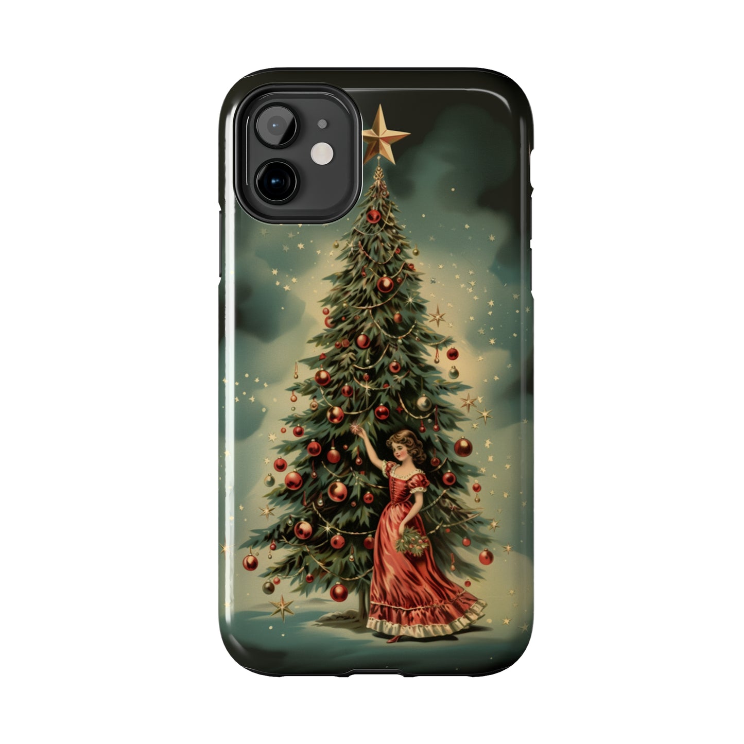 Vintage Christmas Charm Case for iPhone