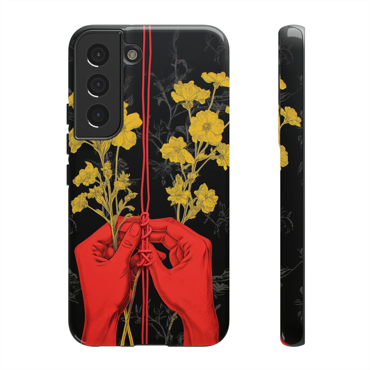 We Are All Connected Floral Phone Case