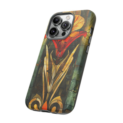 Art Deco Stained Glass floral Phone Case