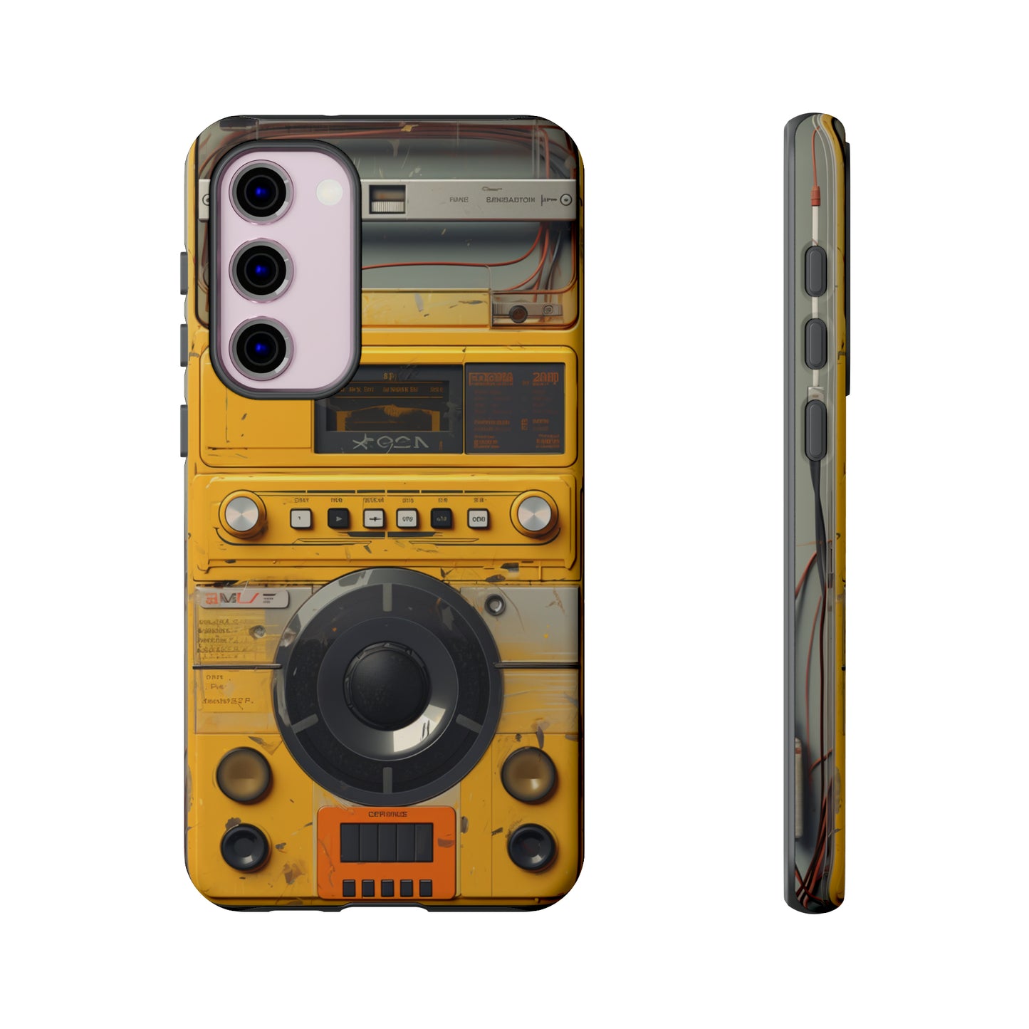 Cyberpunk Techno Gadget Walkman: Premium Phone Tough Case for iPhone, Samsung Galaxy, and Google Pixel