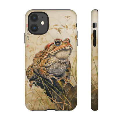 Toad on a Branch Japanese Style Art Painting Phone Case