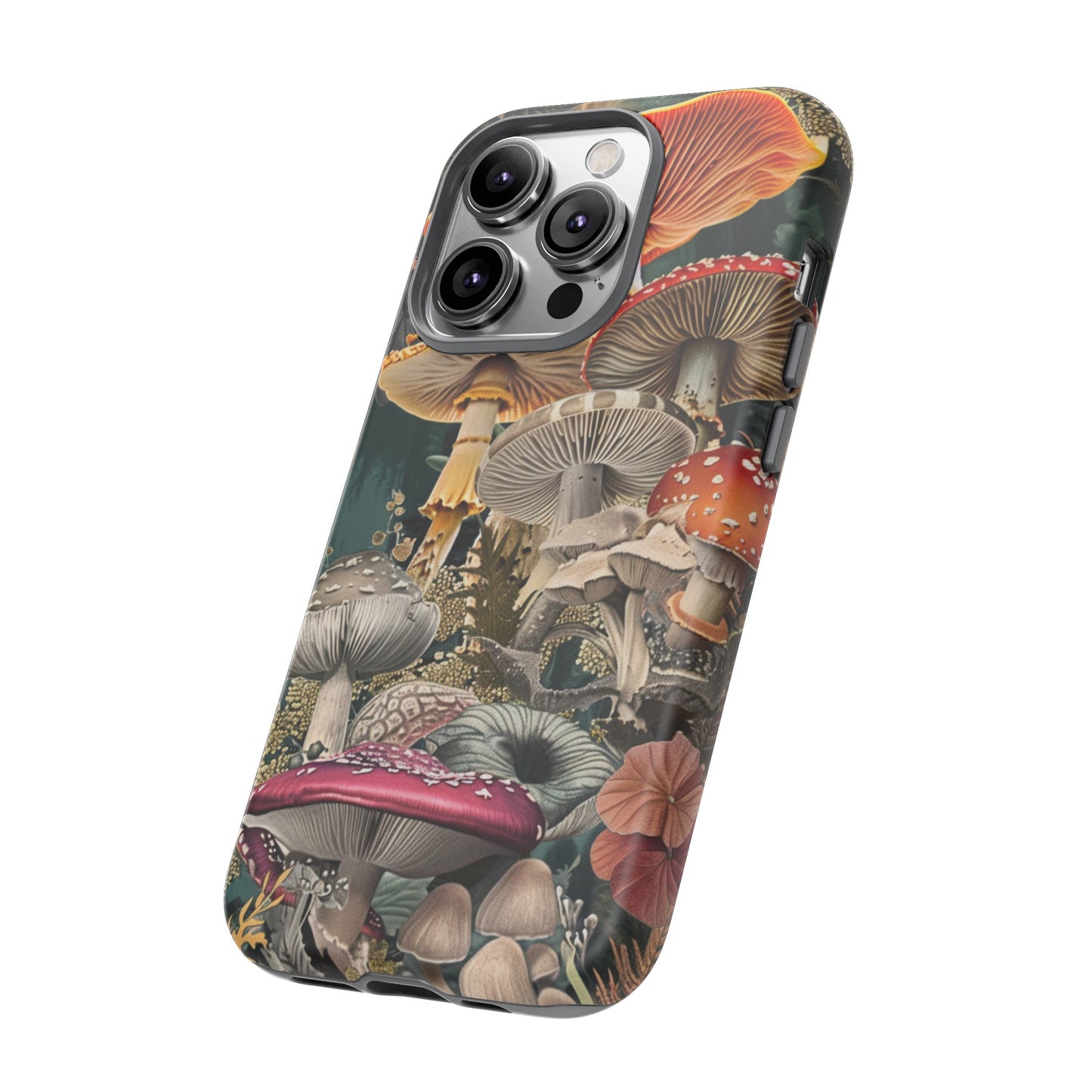 Vintage Illustration Mushroom Collage Phone Case