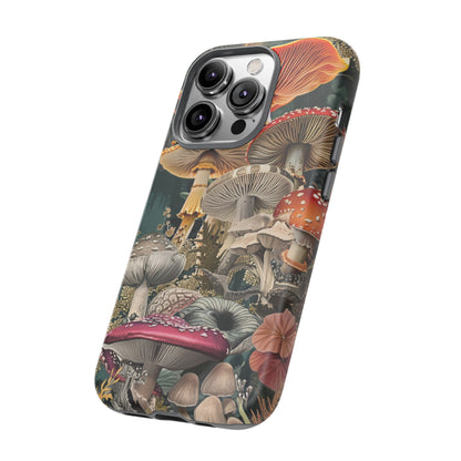 Vintage Illustration Mushroom Collage Phone Case