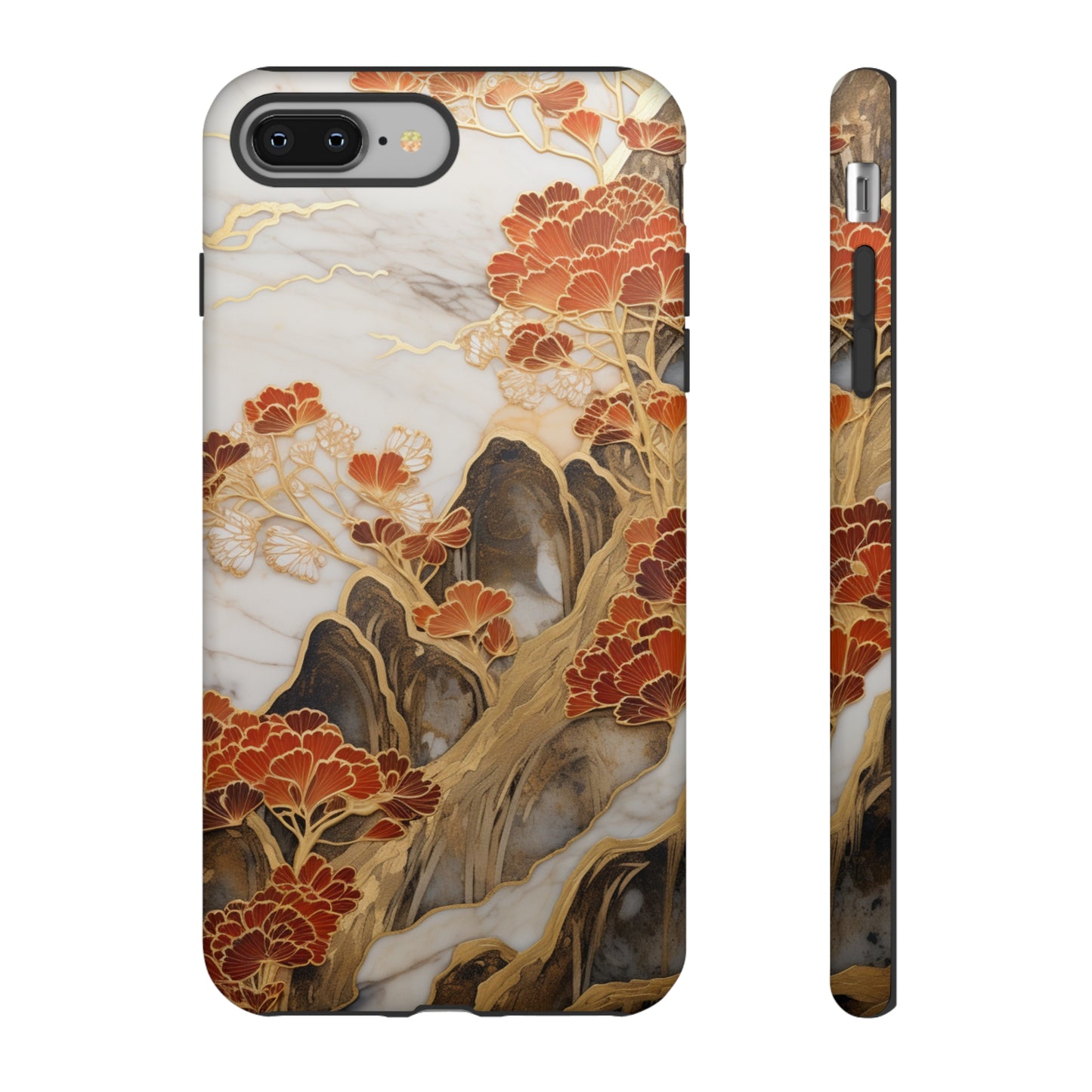 Chiyogami Floral Tough iPhone Case Galaxy S23 S22 S21 S20 Plus Ultra | Iphone 14 13 12 11 8 Pro Max Mini | Pixel 7 6 Pro 5 | Japanese Boho