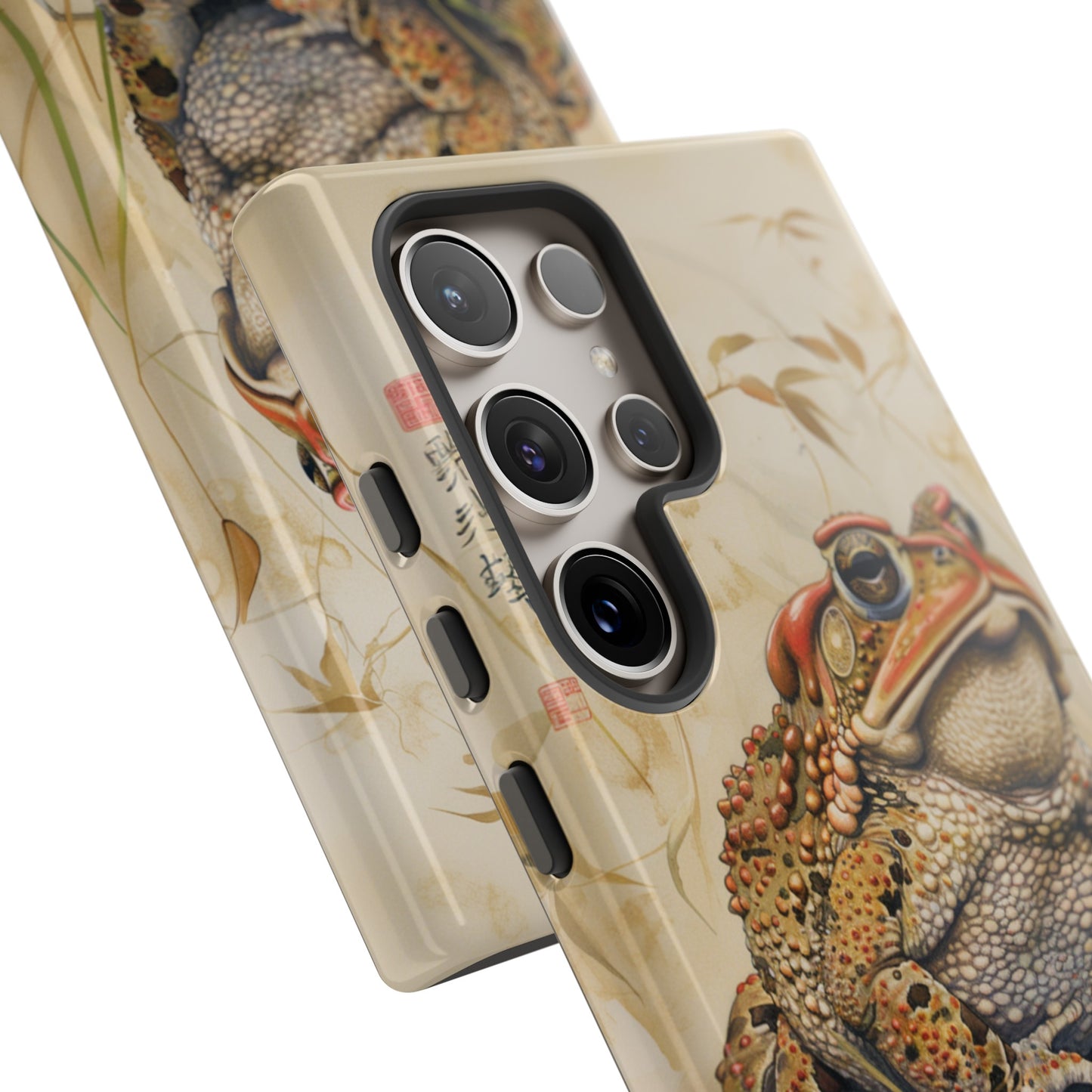 Toad on a Branch Japanese Style Art Painting Phone Case