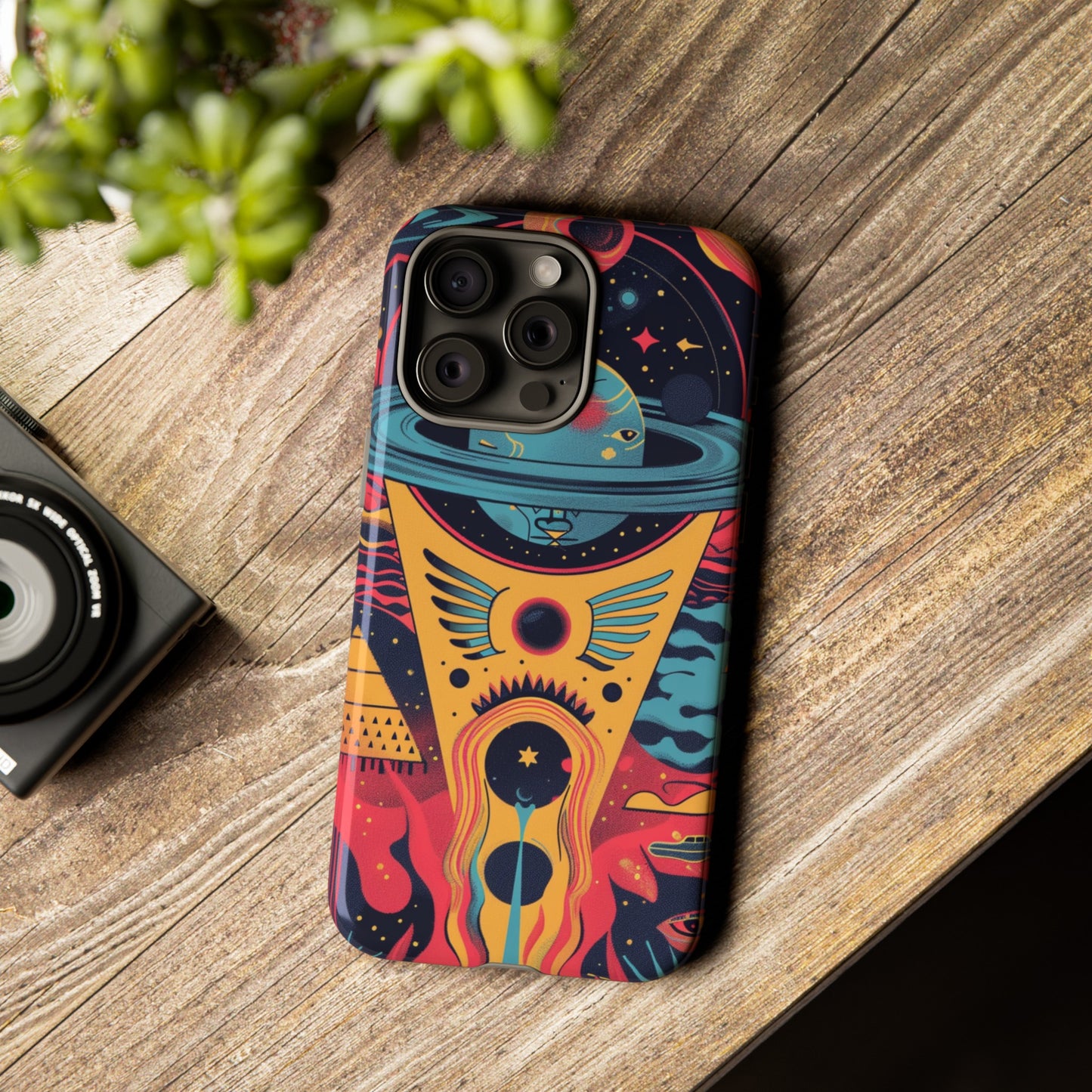 Cosmic Journey Space and Time Phone Case