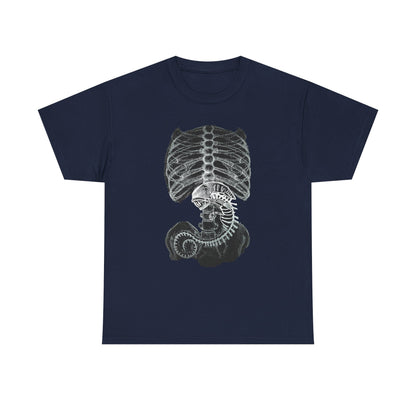 Alien Creature X Ray Sci Fi T Shirt Retro Space Tee