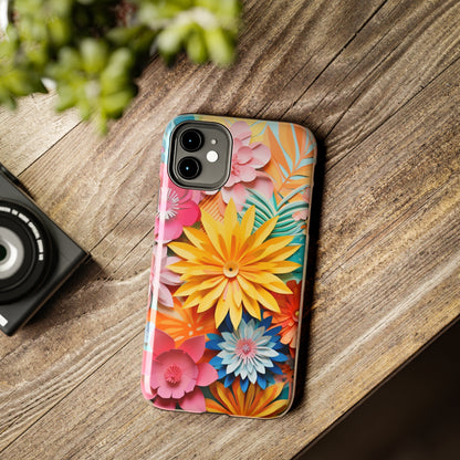 iPhone 12 Pro Max Artistry: Paper Floral Design – Crafted Elegance for iPhone 13 Pro and iPhone XR Enthusiasts