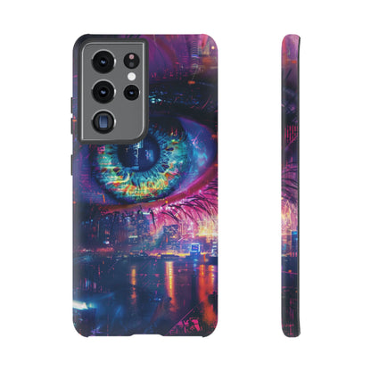 Eye of the Beholder Cyberpunk Art Phone Case