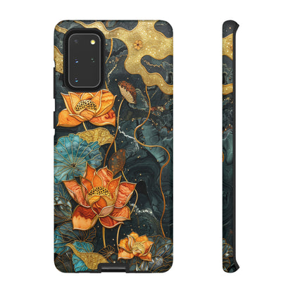 Chiyogami Floral Scroll Work Phone Case