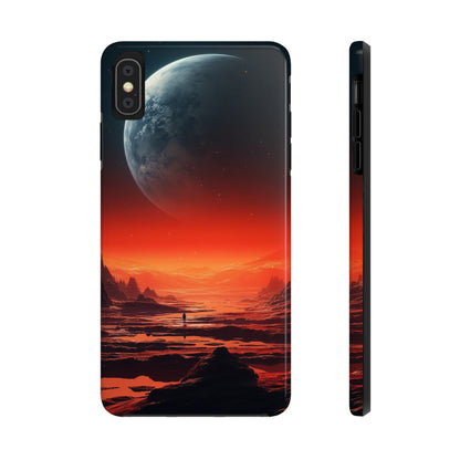 Space Alien Planets Tough iPhone Case | Explore Extraterrestrial Worlds with Futuristic Design and Reliable Protection