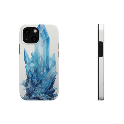 Healing Blue Crystal iPhone Case | Embrace Calmness and Serenity in a Stylish Package