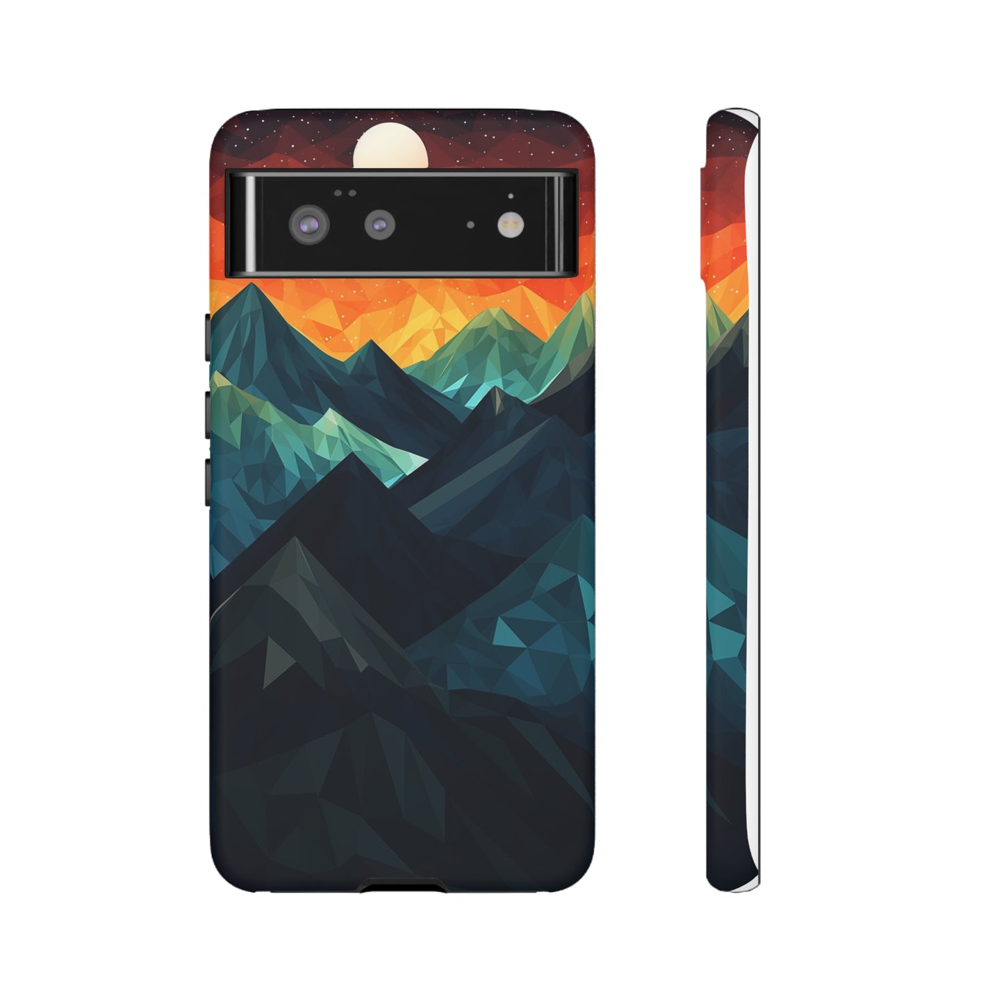 Mountain Abstract Tough Case | Embrace Nature's Beauty with a Durable Phone Case