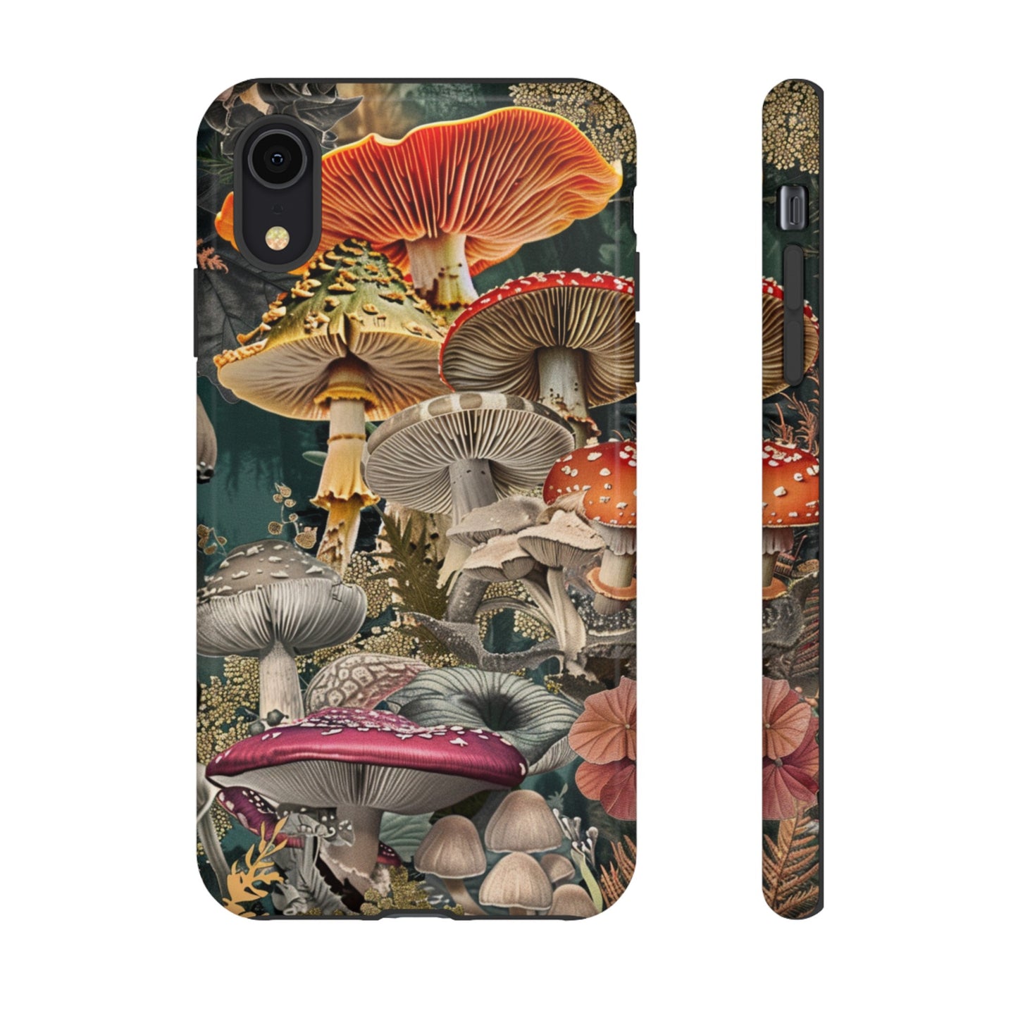 Vintage Illustration Mushroom Collage Phone Case