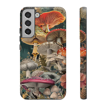 Vintage Illustration Mushroom Collage Phone Case