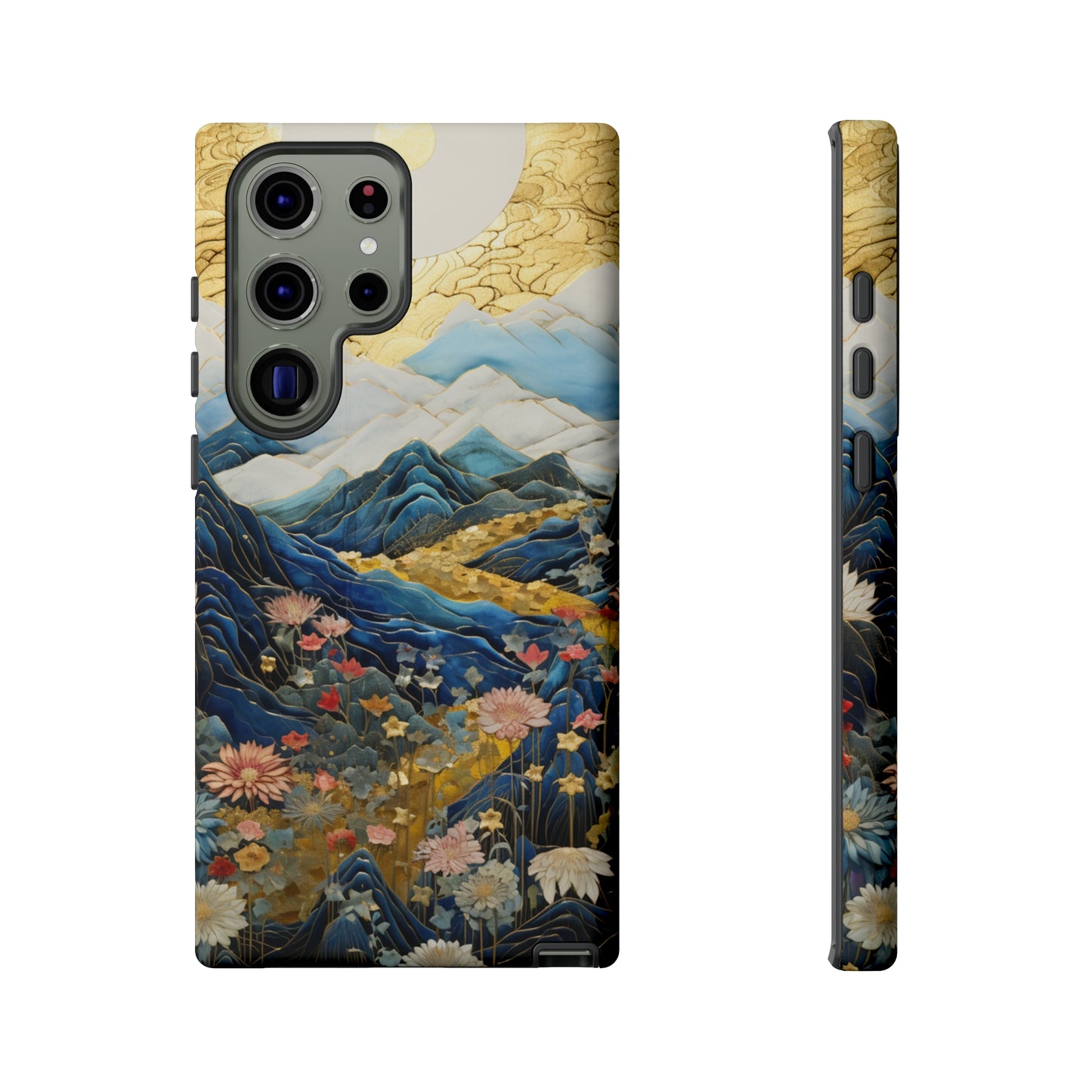 Chiyogami Floral Tough iPhone Case Japanese Boho