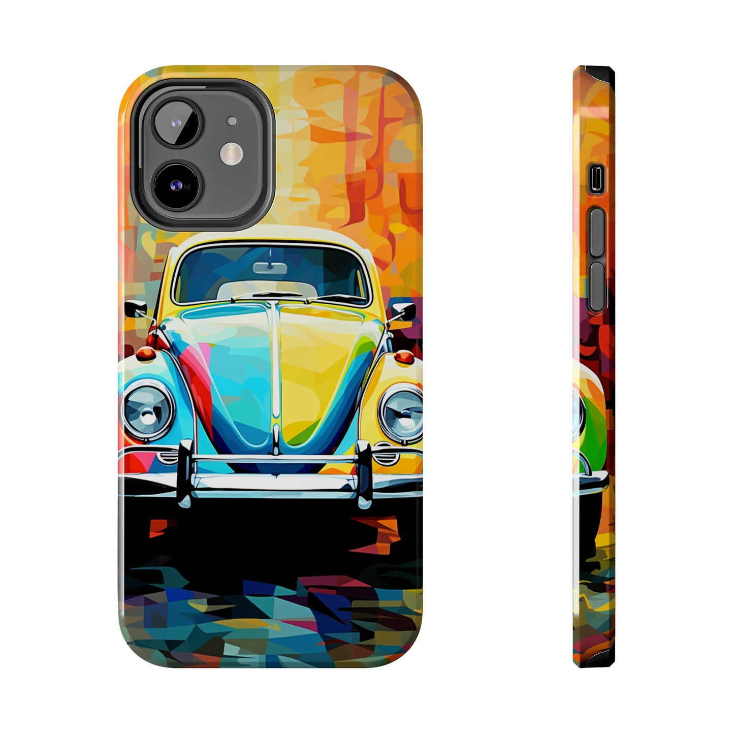 VW Bug Phone Case Retro iPhone Tough Case – Volkswagen beetle iPhone case