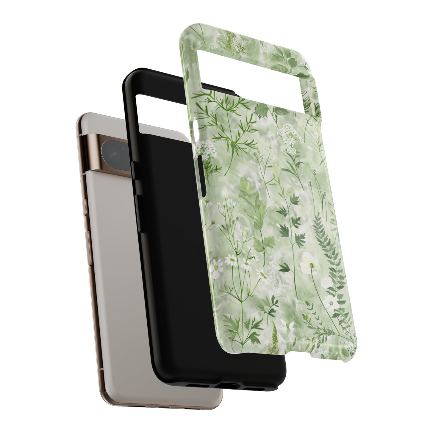 Floral Sage Green Wildflower Phone Case