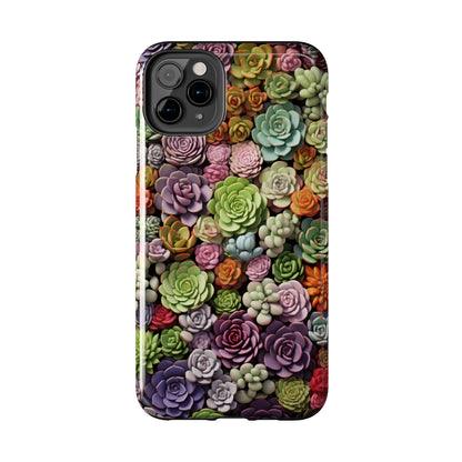 Succulent Desert Cactus Floral iPhone Case | Embrace the Beauty of Arid Elegance