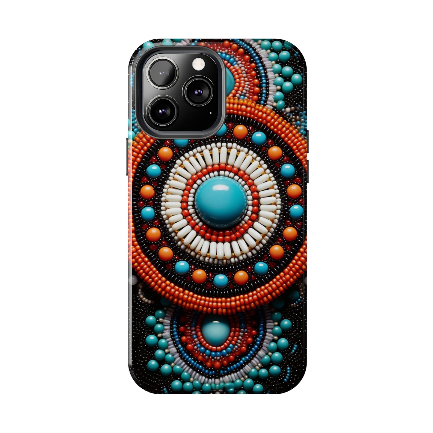 Native American Beadwork iPhone Case | Embrace Traditional Craftsmanship with Artistic Elegance