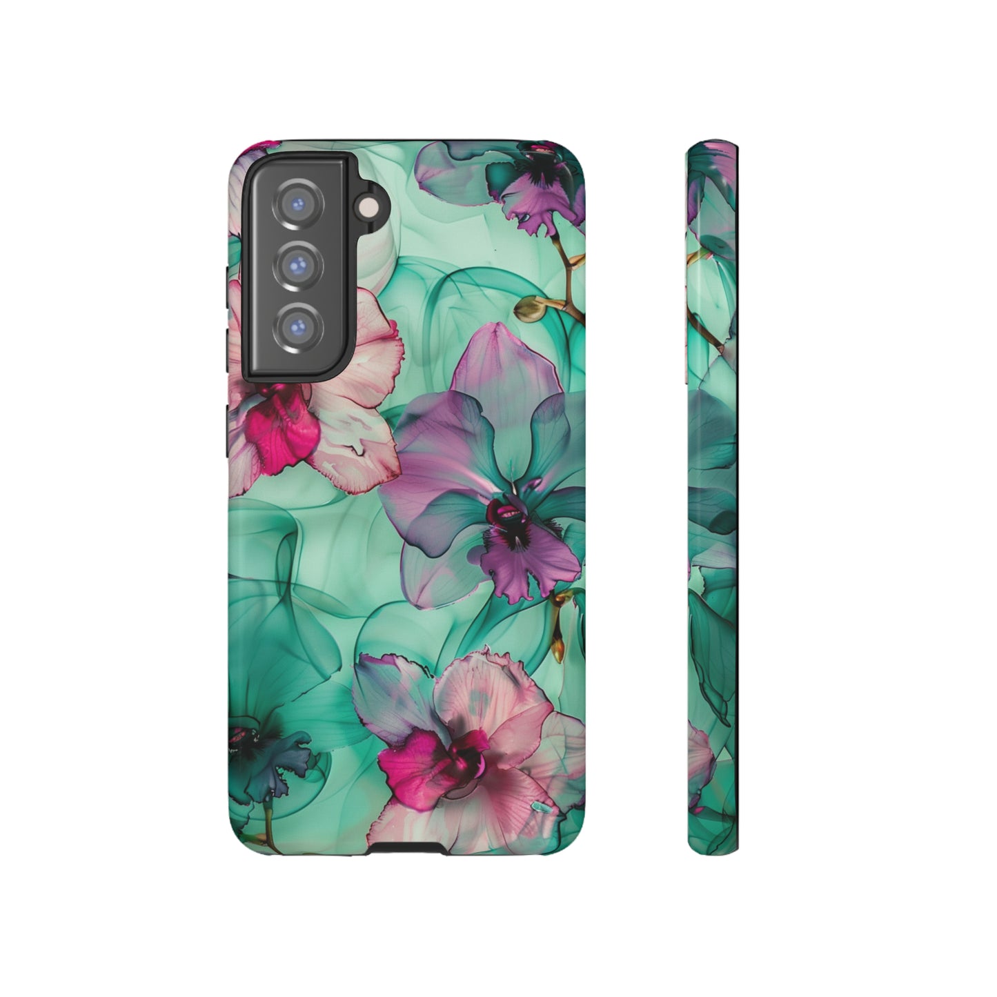 Watercolor Floral Orchids Phone Case