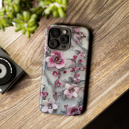 Coquette Aesthetic Floral Art iPhone 12 Case