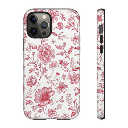 Pink Floral Wildflower Phone Case