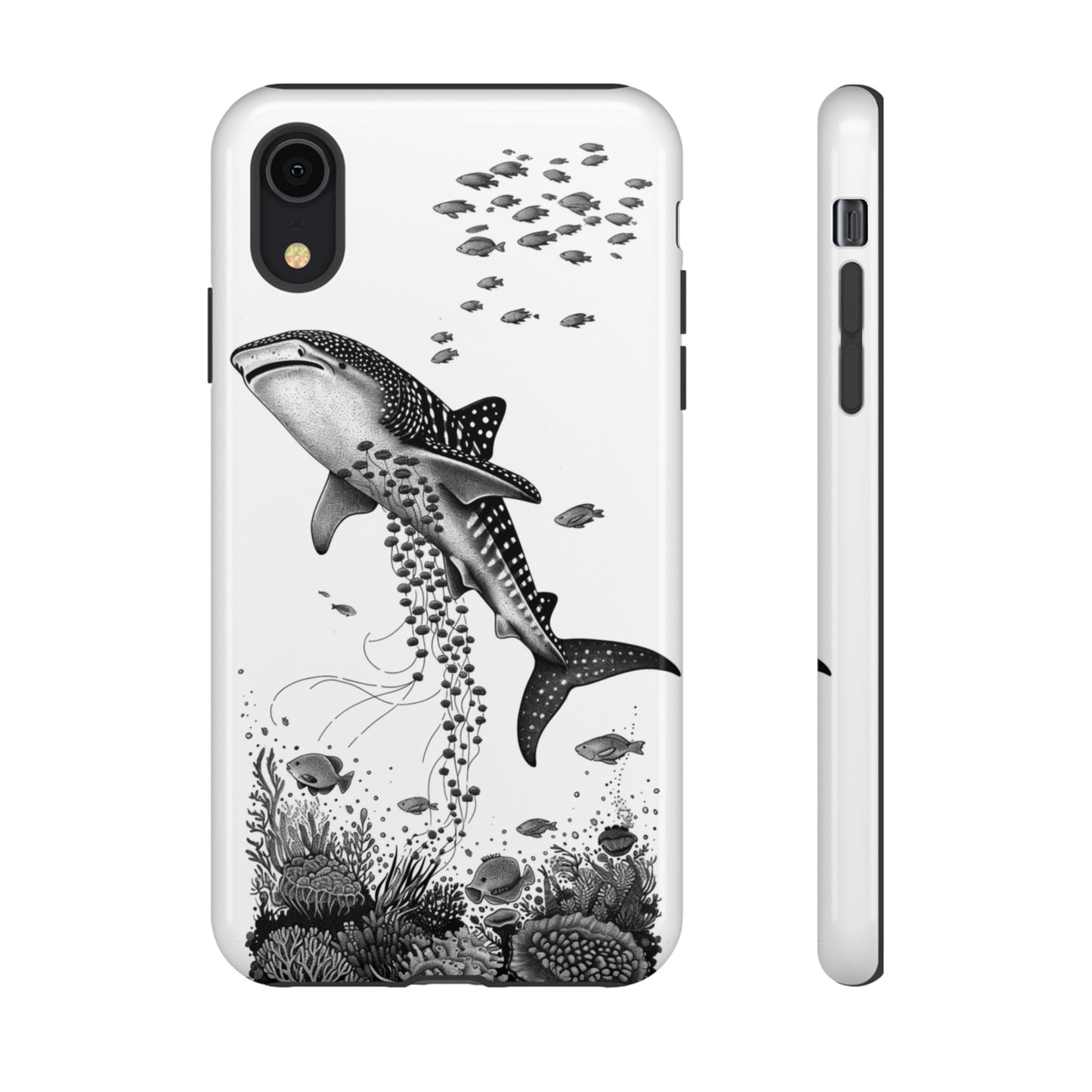 Whale Shark, Turtle, Manta Ray Phone Case