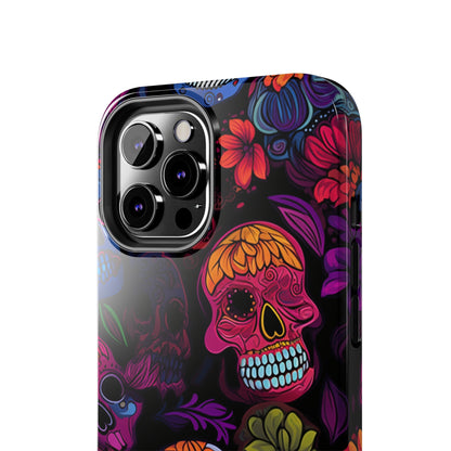 Sugar Skull iPhone Case | Day of the Dead Inspired Design for Halloween