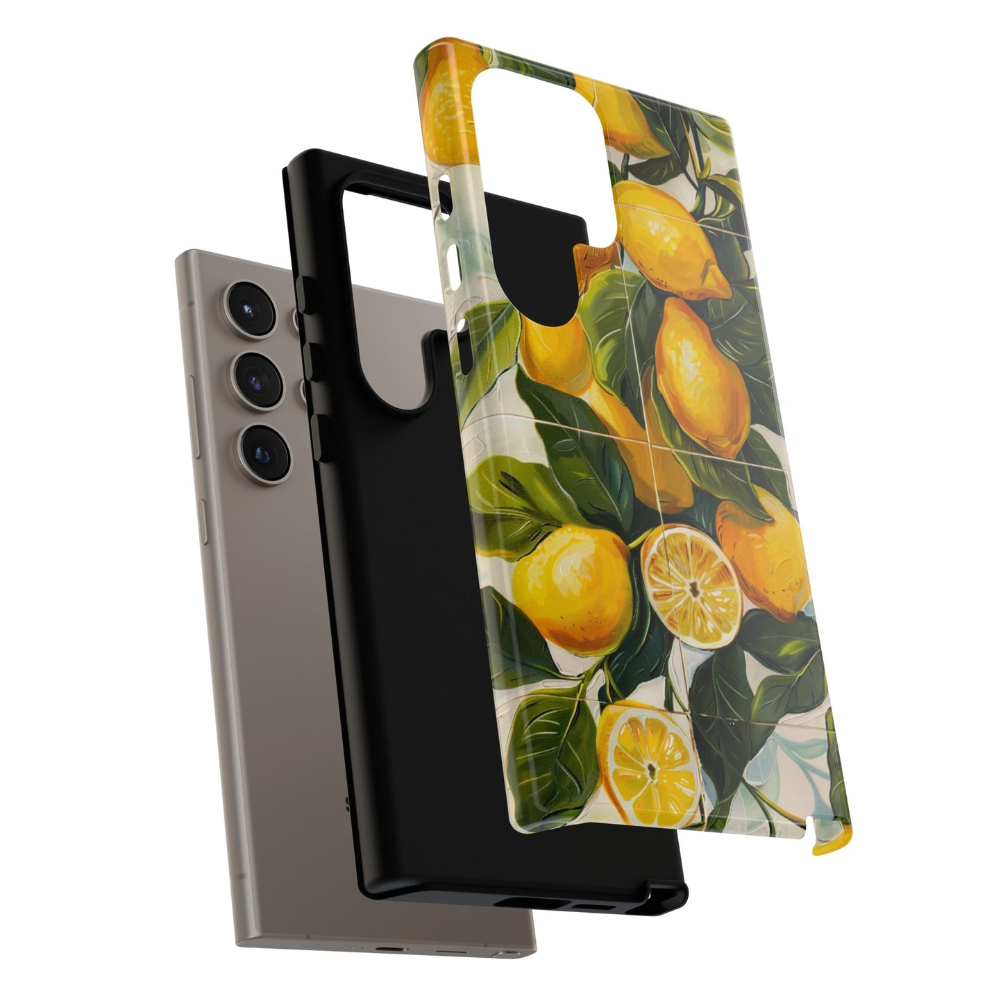 Mediterranean Lemon Italian Tile iPhone 14 Case