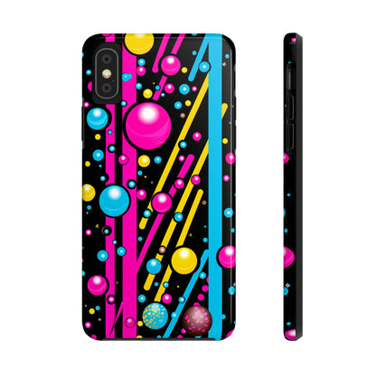 Retro Geometric Psychedelic iPhone Case