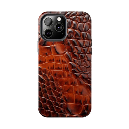 Alligator Skin Texture iPhone Case | Embrace Luxurious Style and Protection