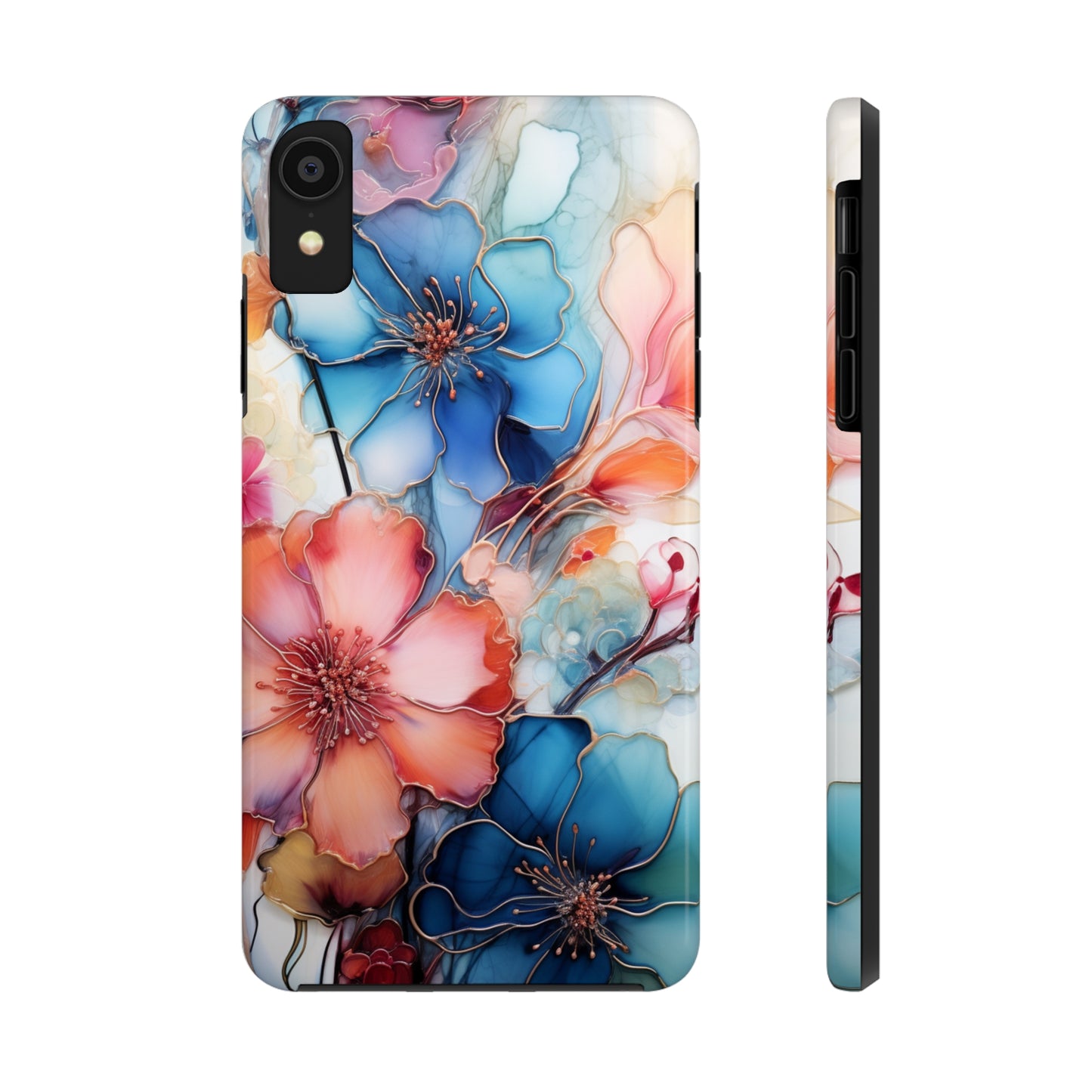 Marbled Watercolor iPhone Case | Embrace the Mesmerizing Multicolor Art