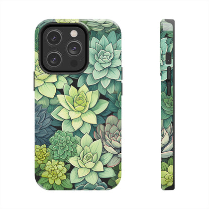 Succulent Desert Cactus Floral iPhone Case | Embrace the Beauty of Arid Elegance