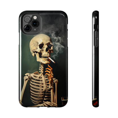 Smoking Skull iPhone Case | Edgy Style with a Mysterious Vibe for iPhone 11, 12, 13, 14, SE 2020 & Mor